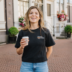 Women's Cropped Hemp Breastfeeding T-Shirt - No Sleep Club