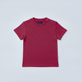 Bamboo Everyday Kinder T-Shirt Deep Burgundy