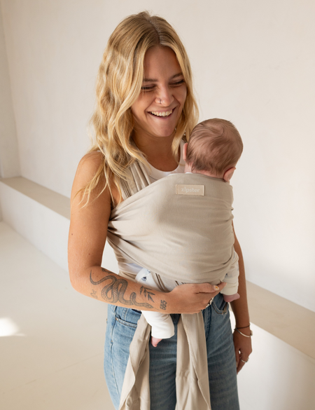 Bamboo Baby Wrap - Solid Coastal Taupe