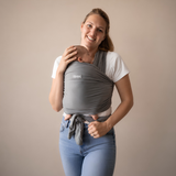 Bambus Baby Tragetuch - Solid Kieselgrau
