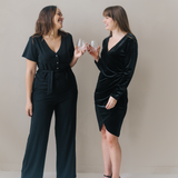 Milan Stillen Schwarzer Jumpsuit