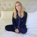 Ladies Pyjamas Set Navy Heritage