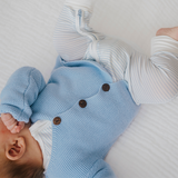 Pure Blue Button Up Cardigan