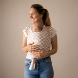 Bambus-Babytragetuch - Kitz Kariert