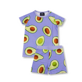 Für Kinder Shortie PJ-Set Avocado