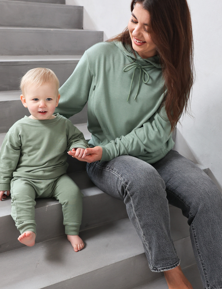 Bamboo Breastfeeding Hoodie - Olive