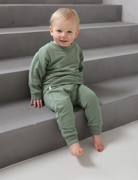 Bamboo Lounge Set Olive Green