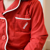 Kinder-PJ-Set Red Heritage