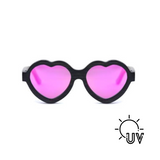 Bambus-Sonnenbrille Herz