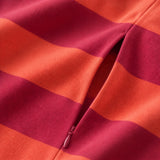 Oversized Breastfeeding Tee Pink and Orange