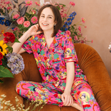 Damen-Pyjama-Set „Frida Fiesta de Colores“