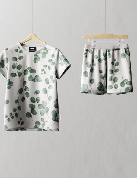 Children's Shortie PJ Set Greenery