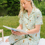 Damen Schlafanzug Set Set Peter Rabbit Hill Top Friends