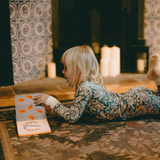 William Morris Kinder PJ Set Malve Blau