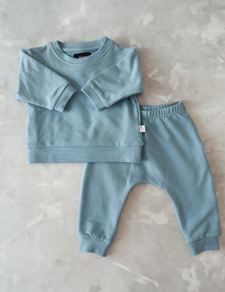 Bamboo Lounge Set in Blue