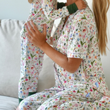 Damen-Pyjamaset Schmetterling