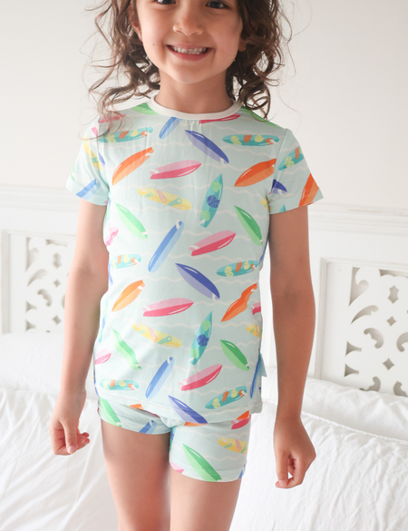 Children's Shortie PJ Set Surf
