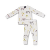 Children's PJ Set Grazing Zebra