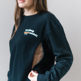 Sweatshirt zum Stillen - No Sleep Society
