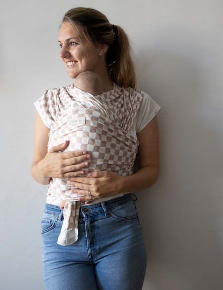 Bamboo Baby Wrap - Fawn Check