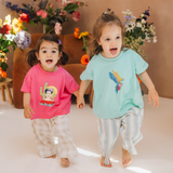 Übergroßes Kinder-T-Shirt „Pink Frida“