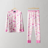 Children's PJ Set Birthday Pink