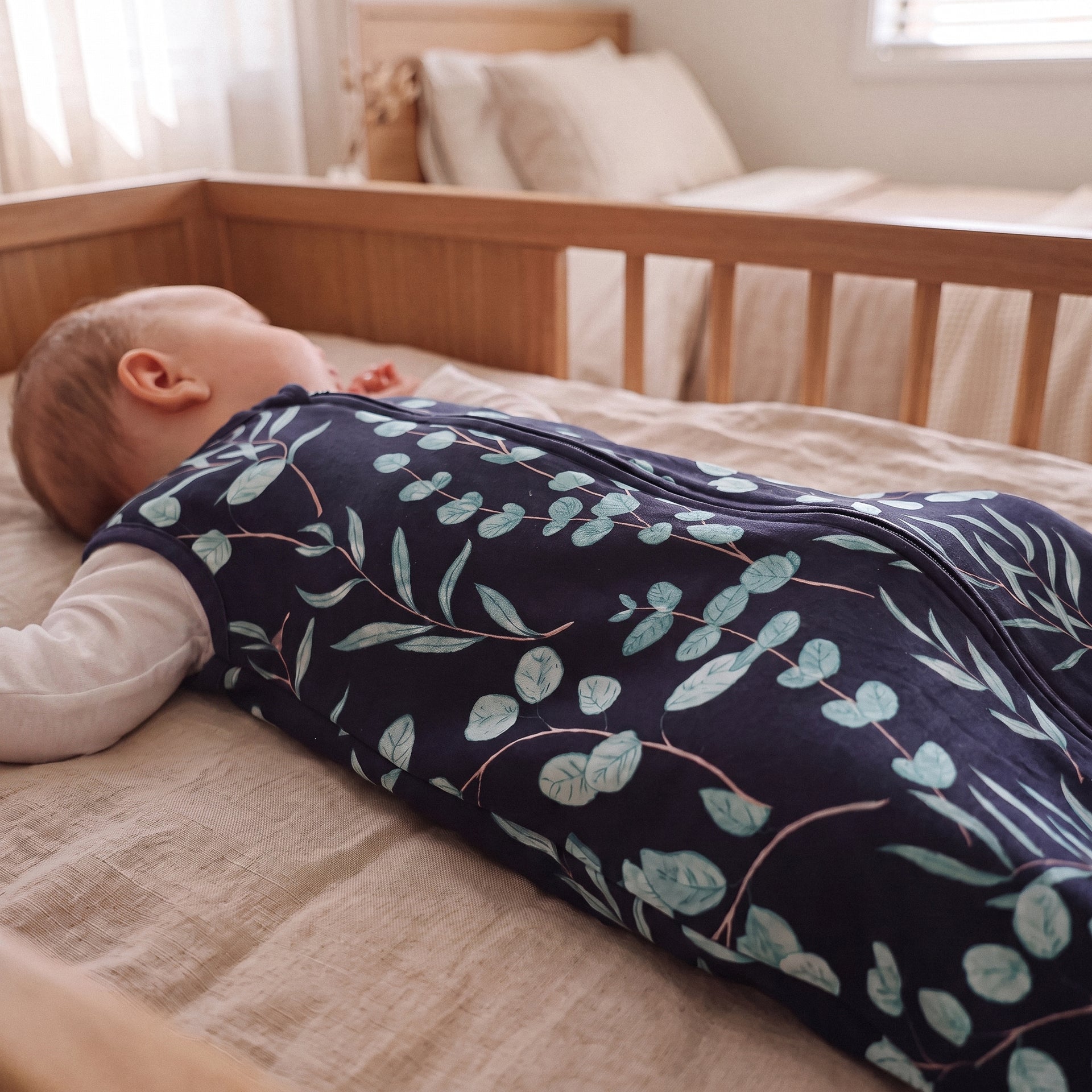 Bambus-Schlafsack 1,5 TOG – Eukalyptus