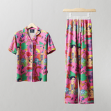 Damen-Pyjama-Set „Frida Fiesta de Colores“